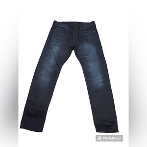 Mens G-Star 3301 slim blue jeans size 32